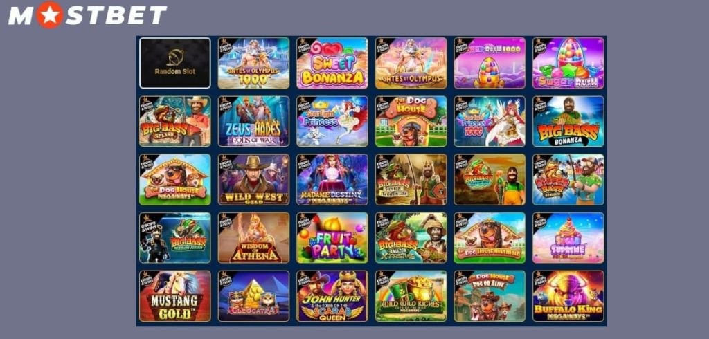 Explore the Full Range of Casino Games at Mostbet